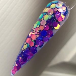 Godess Acrylic Powder/Dip Powder for Nails✨ENCHANTED✨GORGEOUS COLORSHIFT GLITTER